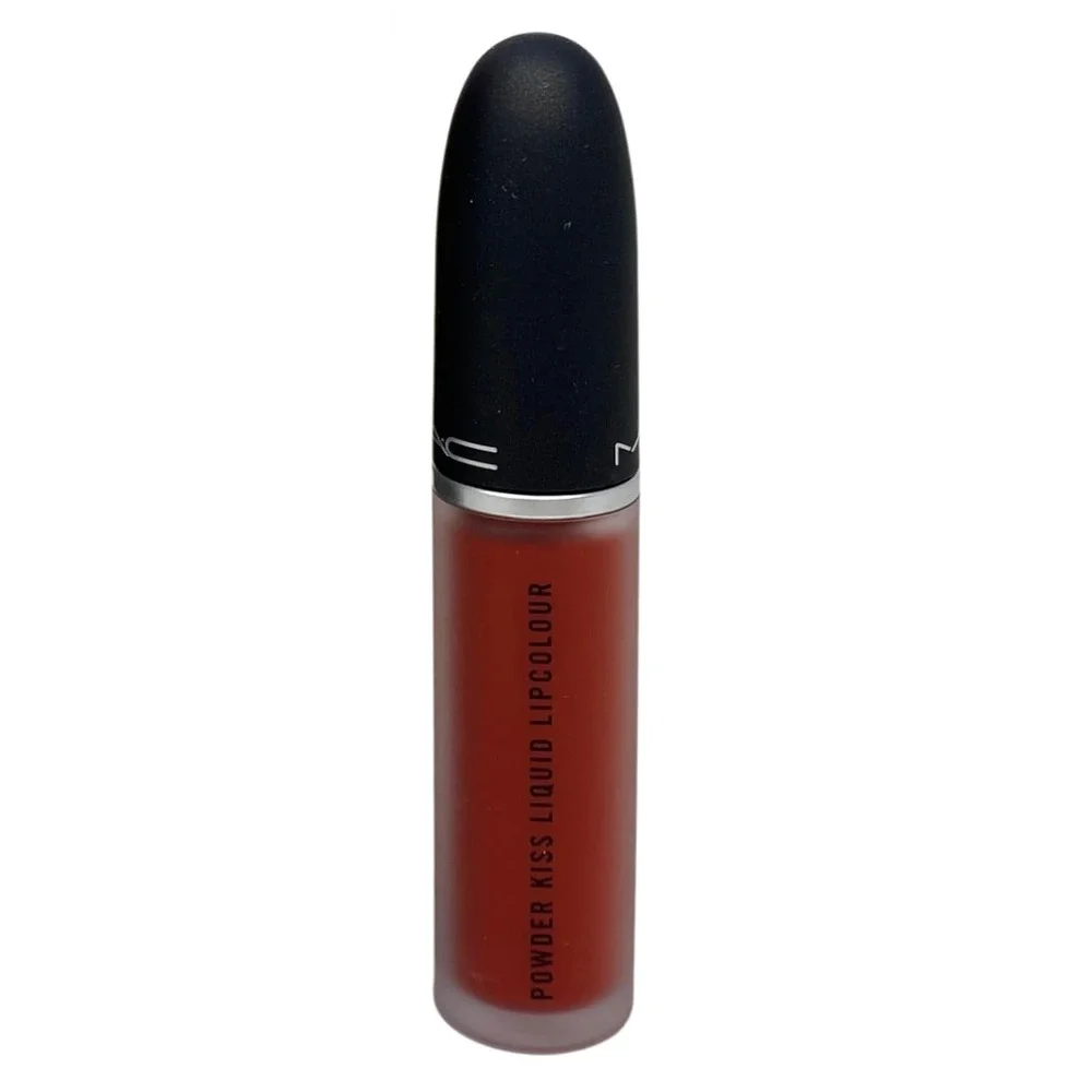 MAC Powder Kiss Liquid‎ Lipcolour - 974 Rhythm 'N' Roses Full Size NIB